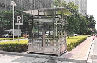 钢结构保安亭材料特点