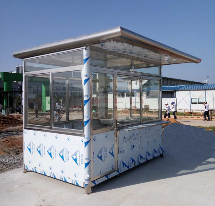 怎样保持不锈钢岗亭光滑干净方法？